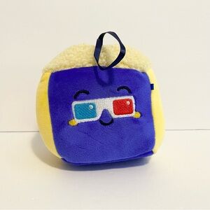 Cineplex Big Screen Popcorn Plush Blue Yellow 3D Stuffed Animal Toy Exclusive